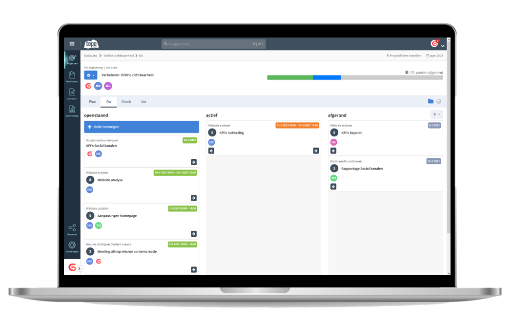 Scrum laptop