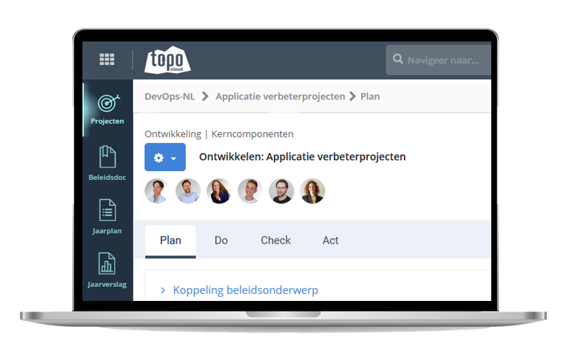 Topo team laptop
