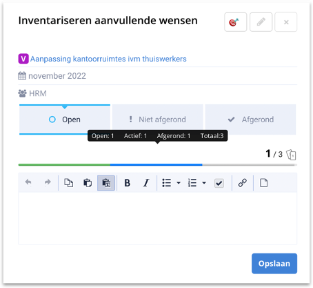 Topo card evaluatie